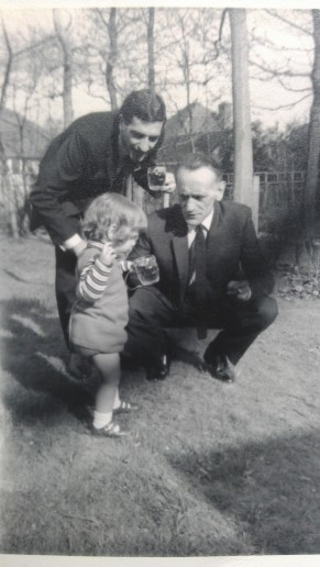 Me, Dad, Grandad. Yes, that is what you think, in that glass